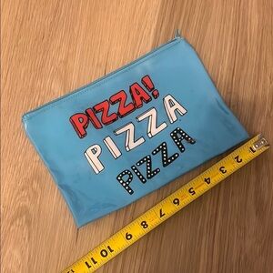 Vibrant Blue Pizza Pouch